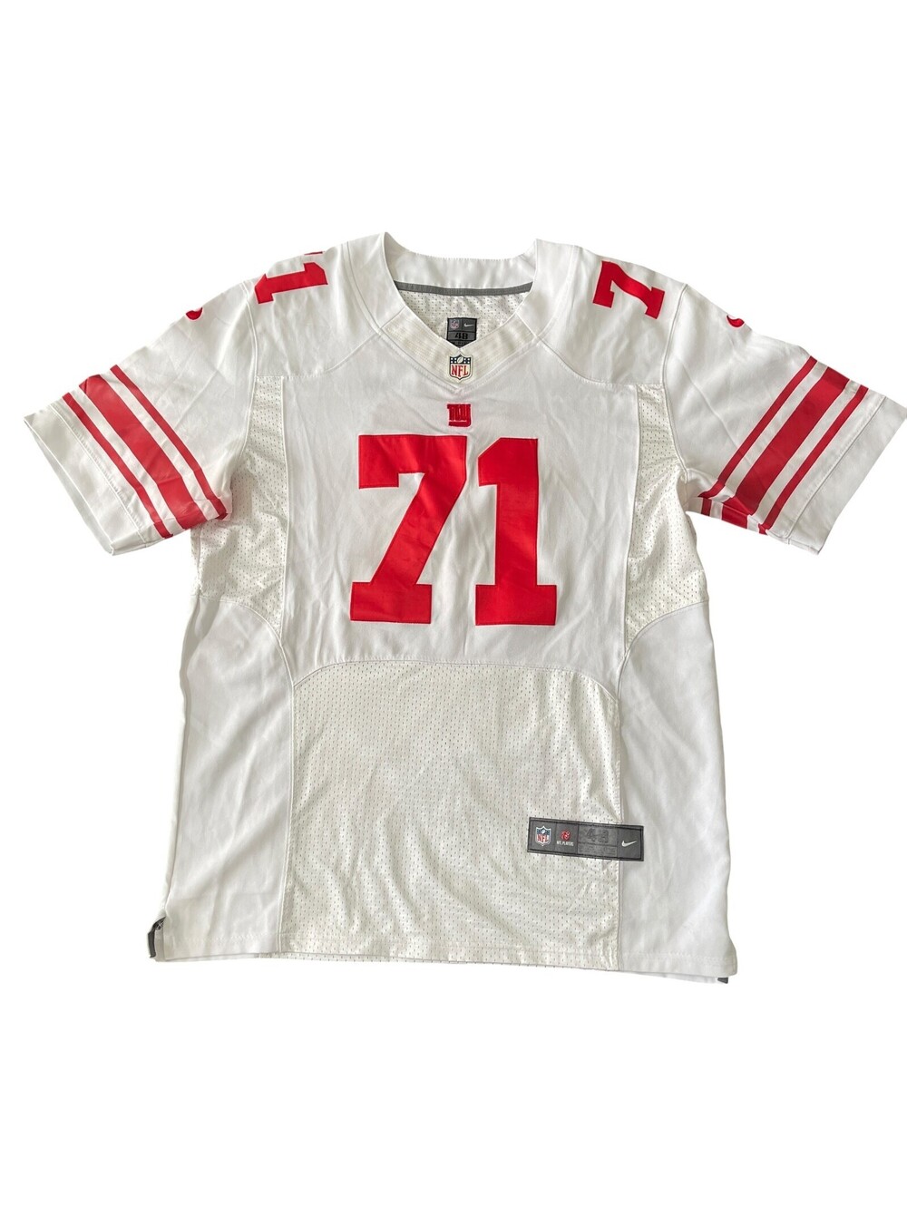 Nike NFL New York Giants Will Hernandez #71 White Football Jersey Men's Size XL
